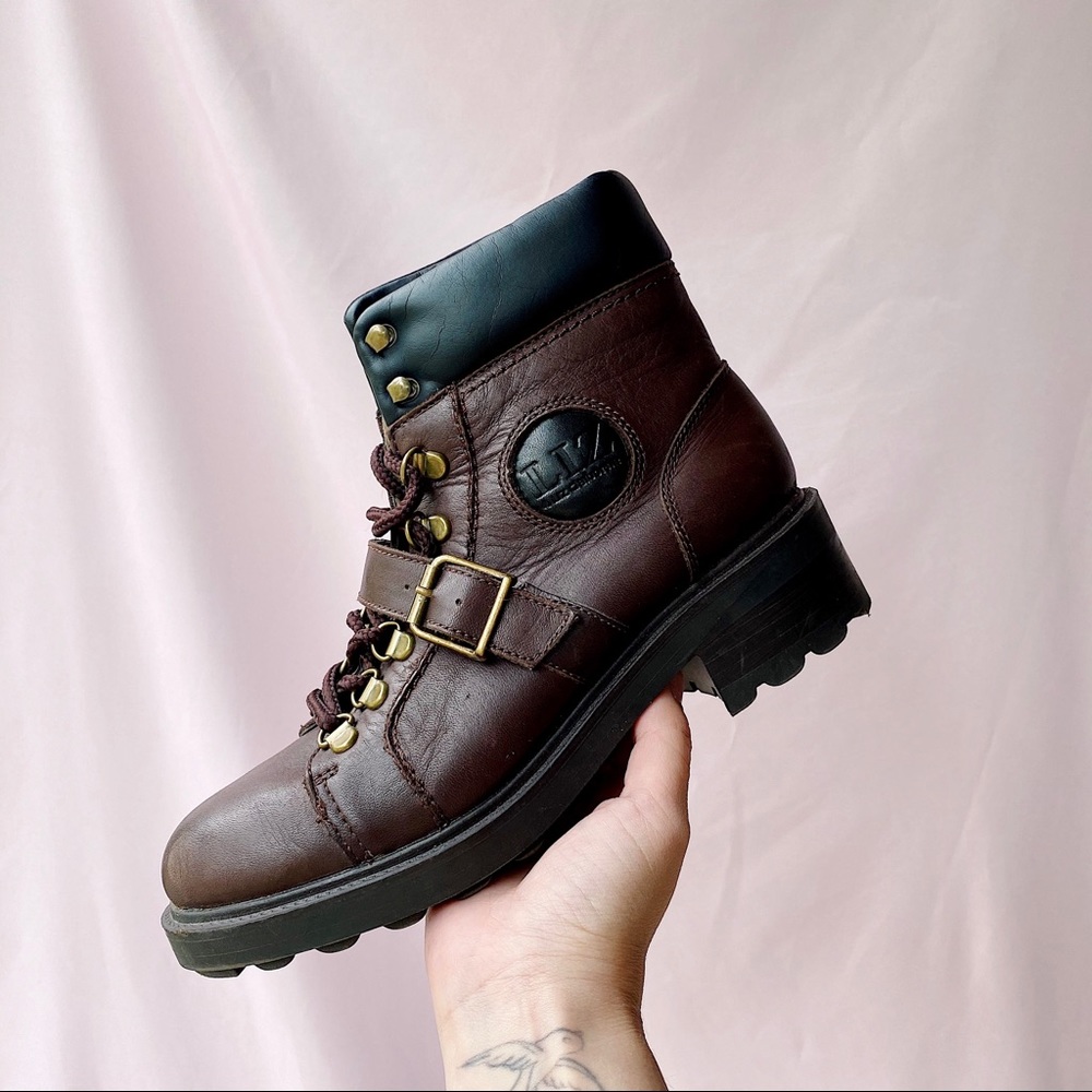 Vintage Leather Boots - Picture 1 of 4